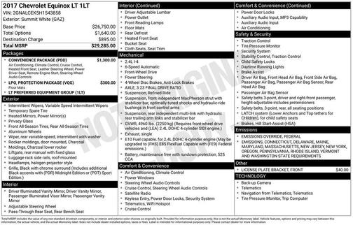2017 Chevrolet Equinox 1LT