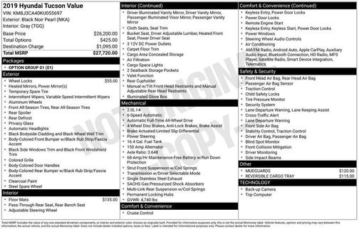 2019 Hyundai TUCSON Value