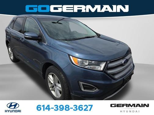 Blue Metallic 2018 Ford Edge SEL
