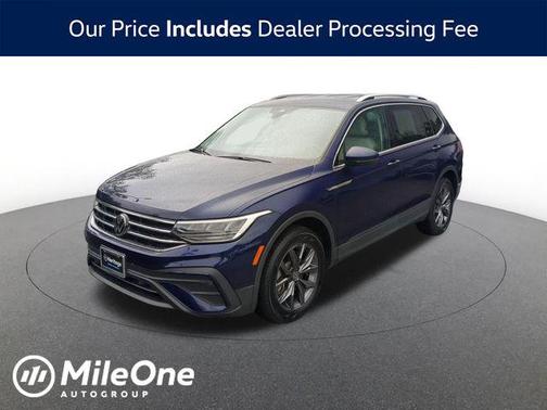 Atlantic Blue Metallic 2022 Volkswagen Tiguan 2.0T SE