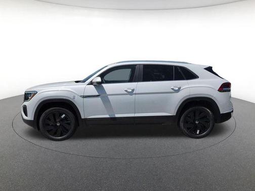 Opal White 2026 Volkswagen Atlas Cross Sport 2.0T SE w/Technology