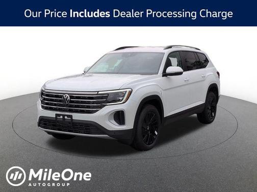 Opal White 2026 Volkswagen Atlas 2.0T SE w/Technology 4MOTION