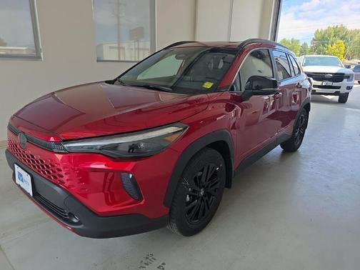 Soul Red Crystal 2026 Toyota Corolla Hybrid SE