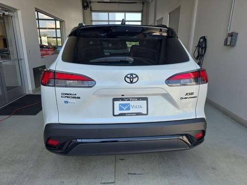Wind Chill Pearl/Jet Black 2026 Toyota Corolla Cross Hybrid XSE