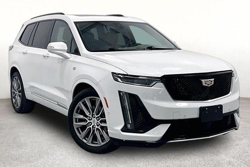 Crystal White Tri-Coat 2021 Cadillac XT6 Sport AWD