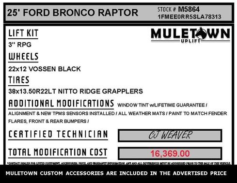 2025 Ford Bronco Raptor