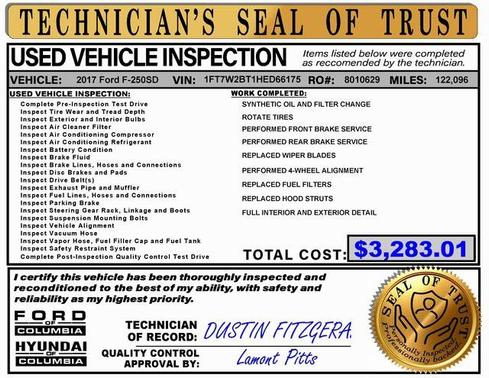 2017 Ford F-250 Lariat