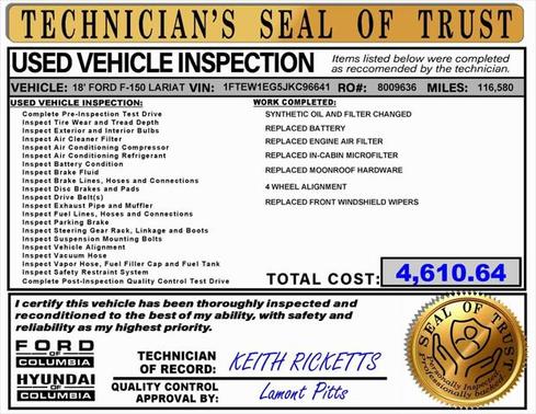 2018 Ford F-150 Lariat