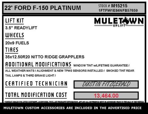 2022 Ford F-150 Platinum