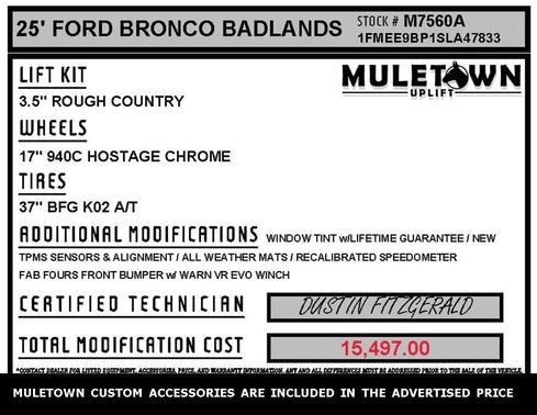 2025 Ford Bronco Badlands