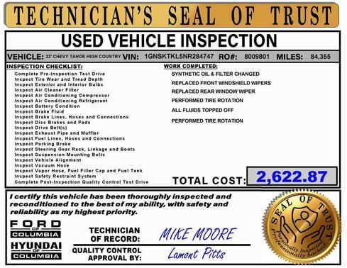 2022 Chevrolet Tahoe 4WD High Country