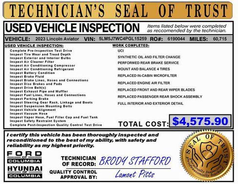 2023 Lincoln Aviator Reserve