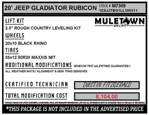 2020 Jeep Gladiator Rubicon