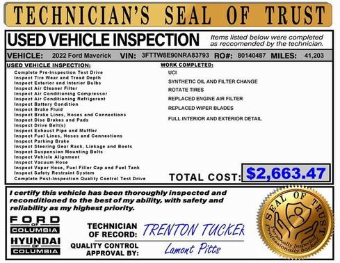 2022 Ford Maverick XLT