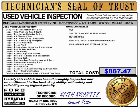 2020 Jeep Grand Cherokee Limited