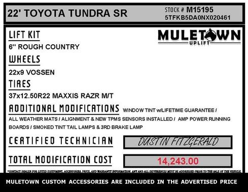 2022 Toyota Tundra SR