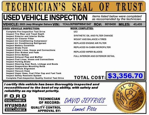 2023 Jeep Wrangler 4xe Sahara