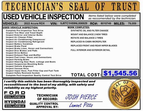 2022 Acura RDX Technology Package