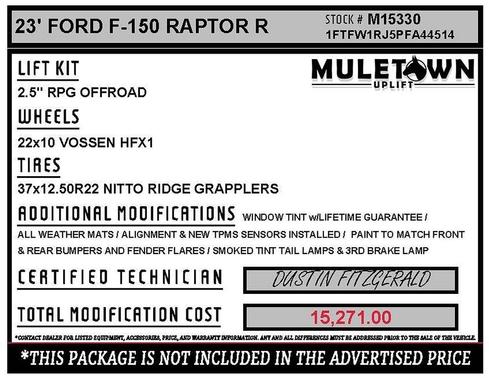 2023 Ford F-150 Raptor