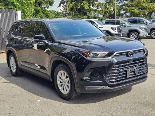 Midnight Black Metallic 2025 Toyota Grand Highlander Hybrid XLE