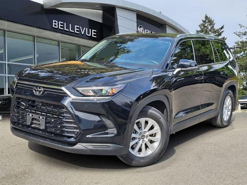 Midnight Black Metallic 2025 Toyota Grand Highlander Hybrid XLE