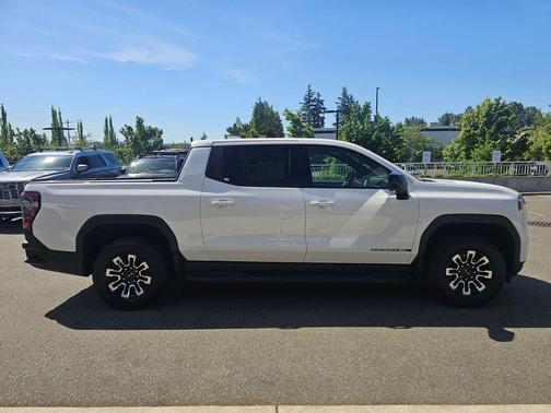 Summit White 2026 GMC Sierra EV Standard Range Elevation
