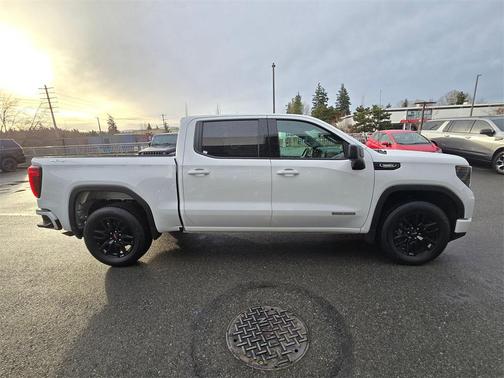 Summit White 2025 GMC Sierra 1500 Elevation