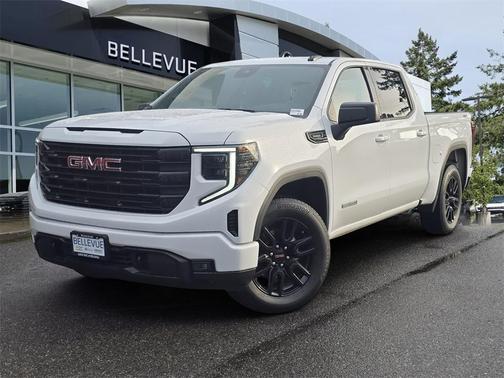 Summit White 2025 GMC Sierra 1500 Elevation