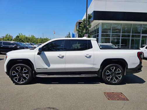 Summit White 2025 GMC Sierra EV Extended Range Denali