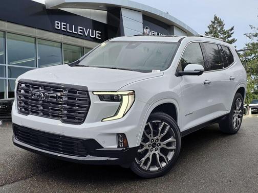 Glacier White Tricoat 2026 GMC Acadia Denali