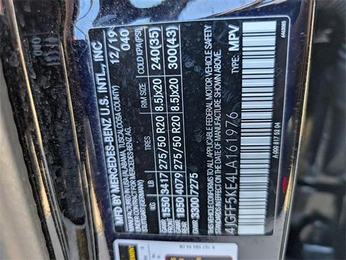 2020 Mercedes-Benz GLS 450 Base 4MATIC