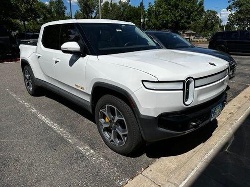 Glacier White 2022 Rivian R1T Adventure Package