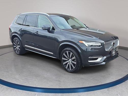 Savile Gray Metallic 2021 Volvo XC90 Recharge Plug-In Hybrid T8 Inscription 6 Passenger