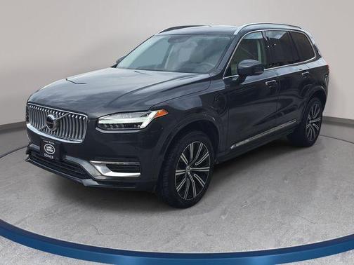 Savile Gray Metallic 2021 Volvo XC90 Recharge Plug-In Hybrid T8 Inscription 6 Passenger