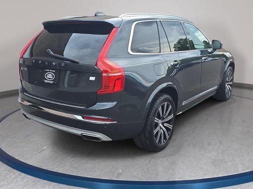 Savile Gray Metallic 2021 Volvo XC90 Recharge Plug-In Hybrid T8 Inscription 6 Passenger