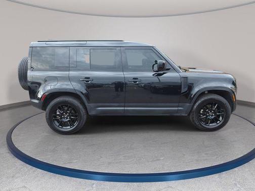 Santorini Black 2025 Land Rover Defender P300