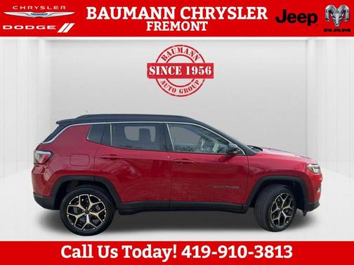 Red 2025 Jeep Compass Limited
