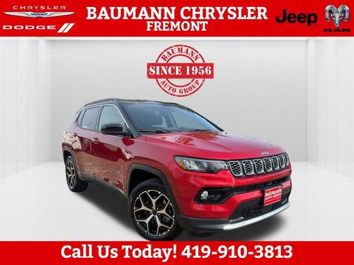 Red 2025 Jeep Compass Limited