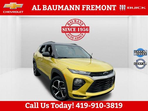 Nitro Yellow 2023 Chevrolet Trailblazer RS