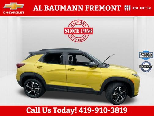 Nitro Yellow 2023 Chevrolet Trailblazer RS