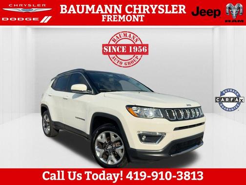 White Clearcoat 2020 Jeep Compass Limited