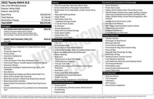 2022 Toyota RAV4 XLE
