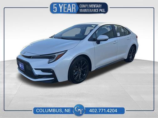 Wind Chill Pearl 2026 Toyota Corolla Hybrid SE