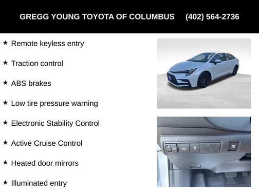 Wind Chill Pearl 2026 Toyota Corolla Hybrid SE