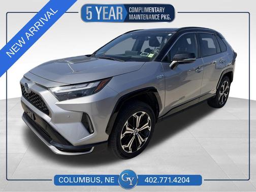 Silver Sky Metallic/Midnight Black Metallic 2024 Toyota RAV4 Prime XSE