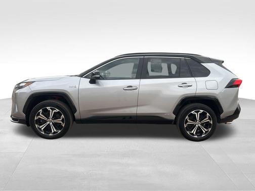 Silver Sky Metallic/Midnight Black Metallic 2024 Toyota RAV4 Prime XSE