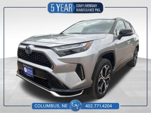 Silver Sky Metallic/Midnight Black Metallic 2024 Toyota RAV4 Prime XSE