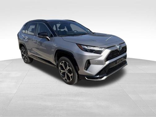 Silver Sky Metallic/Midnight Black Metallic 2024 Toyota RAV4 Prime XSE