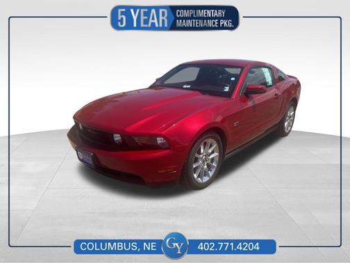 Maroon 2010 Ford Mustang Base