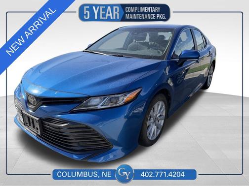 Blue Streak Metallic 2020 Toyota Camry LE